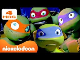 TMNT | ¡4 HORAS de los Momentos MÁS IMPACTANTES de TMNT (2012)! 😲 | Nickelodeon en Español