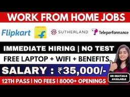 WORK FROM HOME JOBS 2025 | ONLINE JOBS AT HOME | REMOTE JOBS FOR FRESHERS | BEST ONLINE JOBS 2025