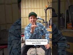 $10,000 Business Tip #millionairemindset #entrepreneur ​⁠#welding @theschoolofhardknocks