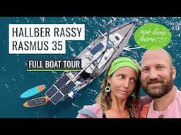 Full Sailboat Tour: Hallberg Rassy 35. Full time live-aboard boat ready to sail offshore