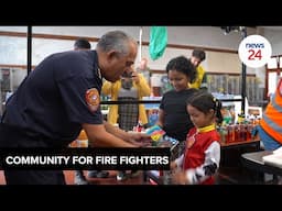 WATCH | 'There's more food here than a Makro warehouse.' Lakeside Fire Station receive donations
