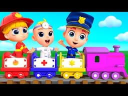 Train Choo Choo Song + More Color Song & Nursery Rhymes For Kids | Tinytots