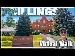 [4K] City Walk in Billings, Montana | Downtown to Historic Homes | Virtual Treadmill Walking Tour