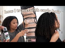 CURLYCON LA 2025 part one: how I travel with my curly hair + pack with me