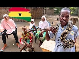 MEETING THE FAMOUS SNAKE FAMILY OF GHANA 🇬🇭