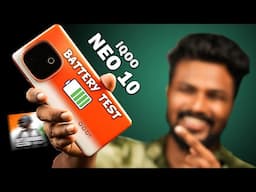 iQOO Neo 10 ൽ എത്രനേരം PUBG കളിക്കാം ? 😱Battery🔋Test Malayalam Review!