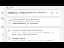 How To Change iCloud For Windows App Photos Location On Windows 11 PC