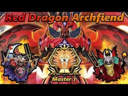 Master 1! Red Dragon Archfiend Enjoyer Crushes Meta Again! Deck List Included! Yu-Gi-Oh Master Duel!