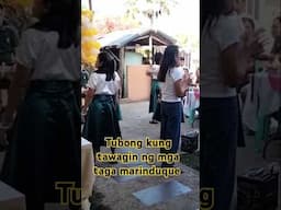Tubong kung tawagin ng mga taga marinduque #trendingshorts #tradisyon