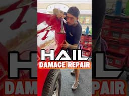 How to fix hail damage | Pdr training #autobodyrepair #paintlessdentrepair #cardentrepair
