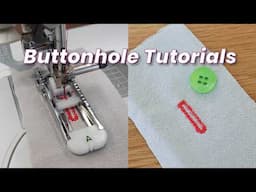 How to Sew Buttonholes TWO ways (simple and quick methods)