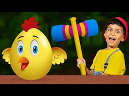 Surprise Eggs x Old Macdonald Nursery Rhymes for Kids - BabyBillion Rhymes