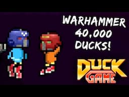 OMG WE FOUND WARHAMMER DUCK HATS! (plus rare Uko victory) - Let's Play Duck Game
