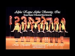 Alpha Kappa Alpha Sorority, Inc. Omega Chapter - New Member Presentation.