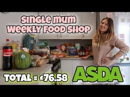 WEEKLY FOOD SHOP HAUL AS A SINGLE MUM #24