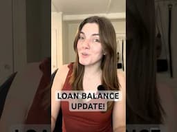 A loan balance update! #debtfreejourney #debt #debtpayoff #studentloandebt #studentloans