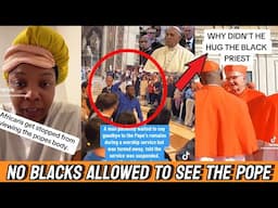 Black Man Kicked Out Of The Vatican While In Line To See The Pope Burial
