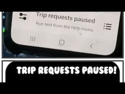 Uber App: Trip Requests Paused!