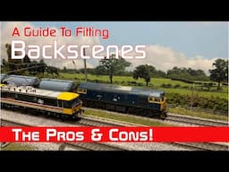 Dean Park Model Railway 369 | A Guide to Fitting Backscenes + Pros & Cons!