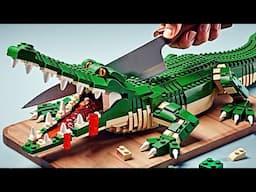 Hunting the World's LARGEST LEGO Crocodile Recipe IRL | Stop Motion Cooking ASMR