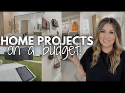 DIY HOME PROJECTS ON A BUDGET | EASY HOME PROJECTS ANYONE CAN DO | DAY OF HOME PROJECTS
