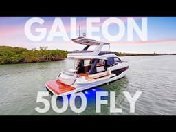 This 50ft Yacht Has WINGS?! Galeon 500 Fly Full Tour