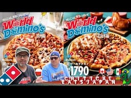 World Domino's Pizzas from 8 Countries | ドミノ・ピザ with Aaron