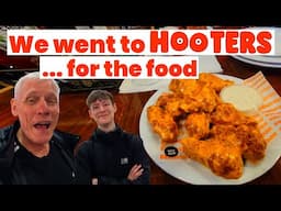 A MEMORABLE MEAL! Super-spicy food and orange hot pants. Our first Hooters experience (Liverpool).