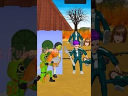 SquidGame Time Flies ( Die With A Smile ) #sakuraschoolsimulator #shorts #sakura #ytshorts