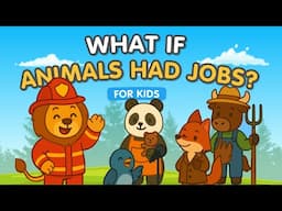 If Animals Were Humans – What Would Their Jobs Be? | Fun Learning for Kids