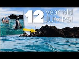 12 YR OLD DAUGHTER JUMPS OFF BLACK ROCK IN MAUI | BLACK ROCK MAUI | WHO GETS A TATTOO IN MAUI HAWAII