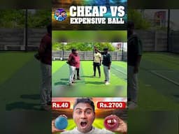 Which Is Worth? Cheap Vs Expensive Cricket Ball | Mad Brothers #shorts