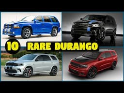 Top 10 Rare Dodge Durango Models - Hybrid, Shelby SP360, AlcHEMI, Mopar '18 & MORE!