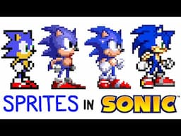 Sonic Sprites in Sonic Games