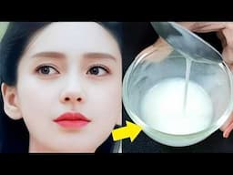 Mix rice with water to get skin white as snow and clear as glass.