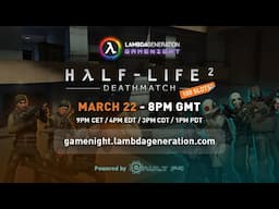 Let's play some Half-Life 2: Deathmatch! (100 player slots)