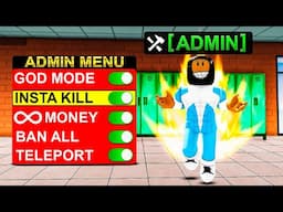 I Spent 24 HOURS as an ADMIN In Roblox Fight in a School..