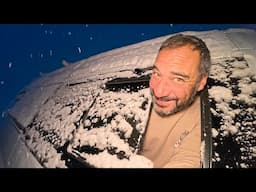 Stranded On Alaska Highway Winter Van Camping