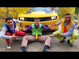 Older Mr Joe in Camaro VS Mr Joker Stole Opel VS Mr Joe and Car Keys for kids