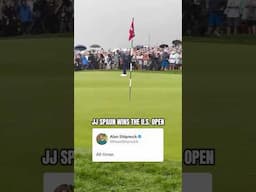 JJ SPAUN 65-FOOT PUTT TO WIN THE U.S. OPEN (via @alanshipnuck/x)