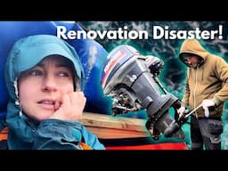 RENOVATION DISASTER - Repairing Our Boat At Sea - Life In A Cottage On A Scottish Island - Ep121