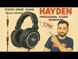 Professional Studio Headphone ( Hayden ) HY-HD10 _ Must Buy