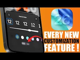 iOS 26 - All New CUSTOMIZATION Features !