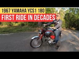 1967 Yamaha YCS1 Rides Again! First Time on the Road in Decades