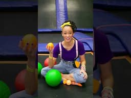 How High Can Meekah Jump On A Bouncy Trampoline? 🦘 Meekah Kids Videos #blippi #meekah #play #shorts