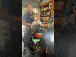 Bear 650 revved up by grand kid (GK3) nicknamed Bear #funnymotorcycle