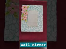 Old Mirror DIY | Eye shadow box mirror turned into Wall Mirror.#diy #wallmirror#wallmirroridea#art