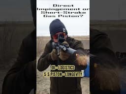DI 🆚️ PISTON gas system for SHTF: Which would you choose? #ar15 #mcx #556 #shorts