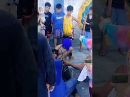 muntik ng hindi kinaya ni kuya😭 #jesus #semanasanta2025 #chatolic