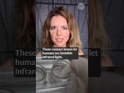 These contact lenses give humans infrared vision